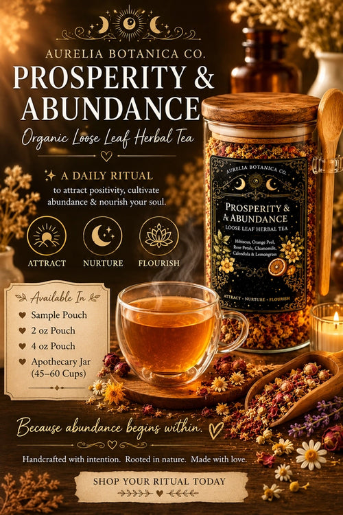 Abundance Ritual Herbal Tea | Loose Leaf Botanical Tea | Jar