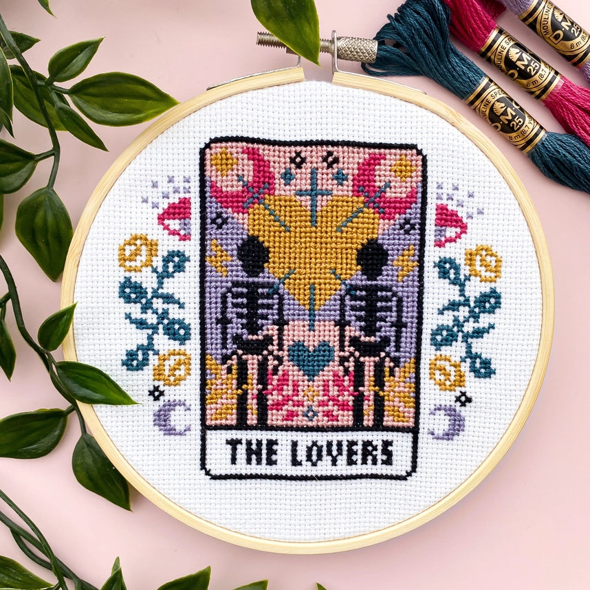 The Lovers Tarot Card | Cross Stitch Kit