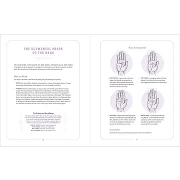 Handful of Stars: Palmistry Guidebook and Hand-Printing Kit