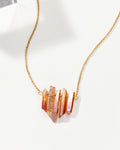 Rainy Day Necklace | Peach Quartz