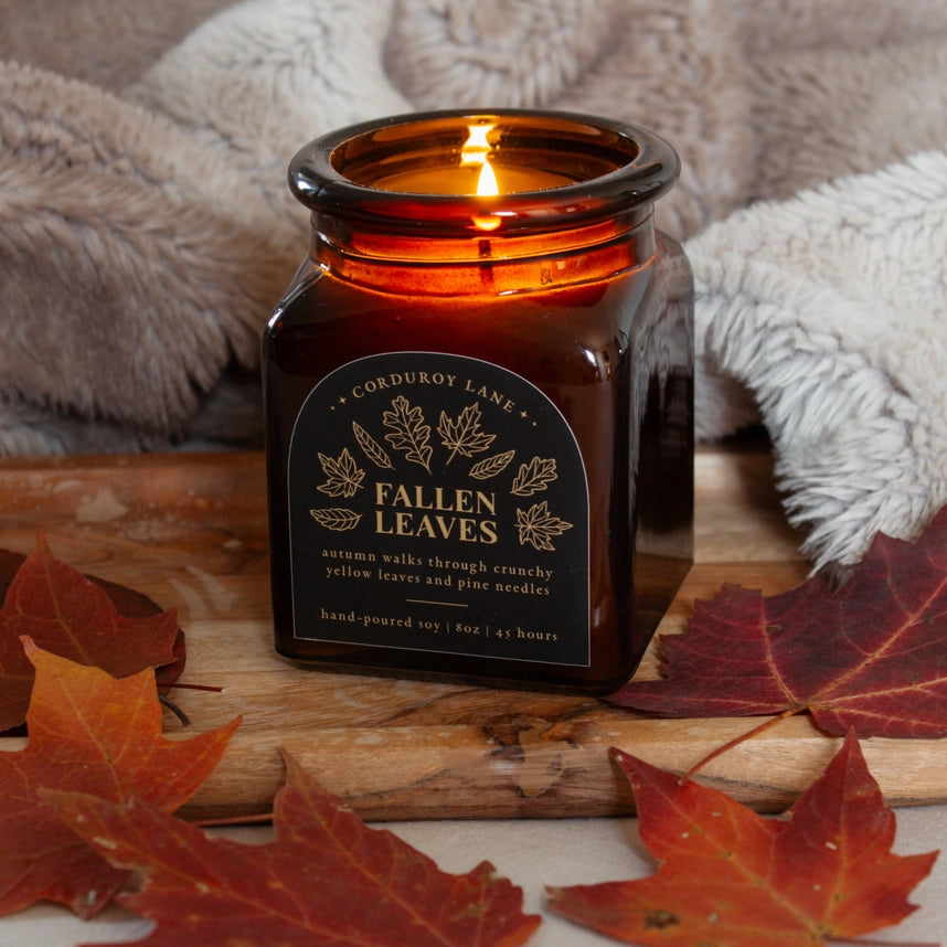 Fallen Leaves Apothecary Candle