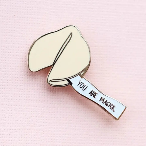 "You Are Magick" Fortune Cookie Enamel Pin