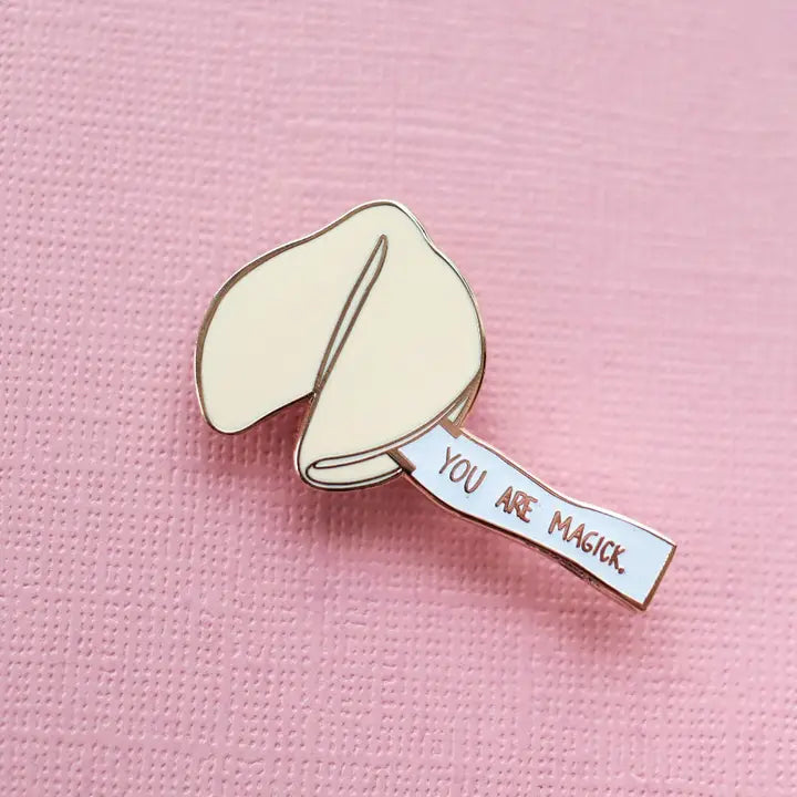 "You Are Magick" Fortune Cookie Enamel Pin