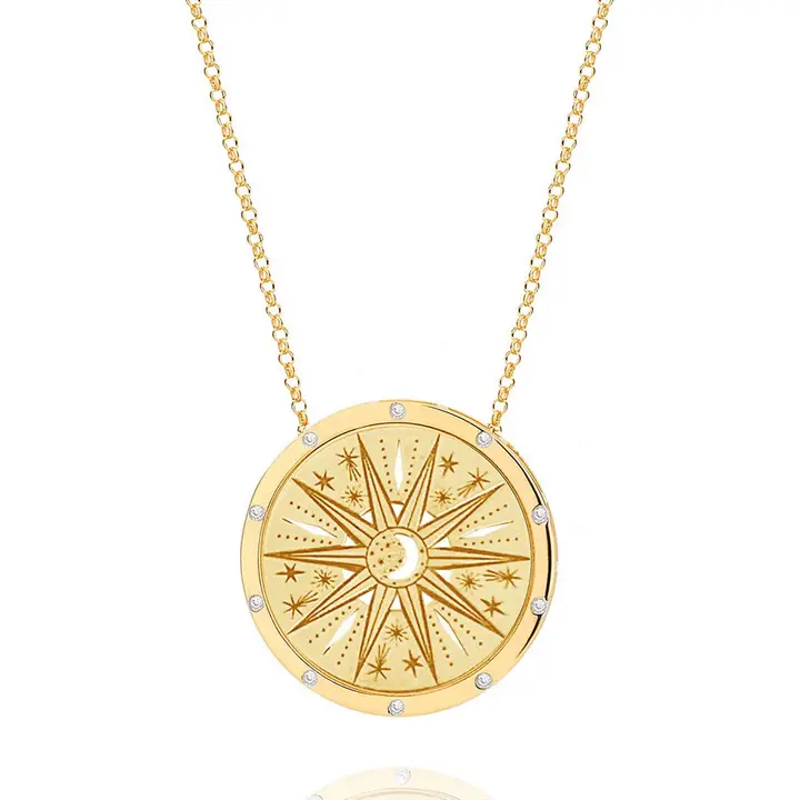 Sun Pendant Necklace