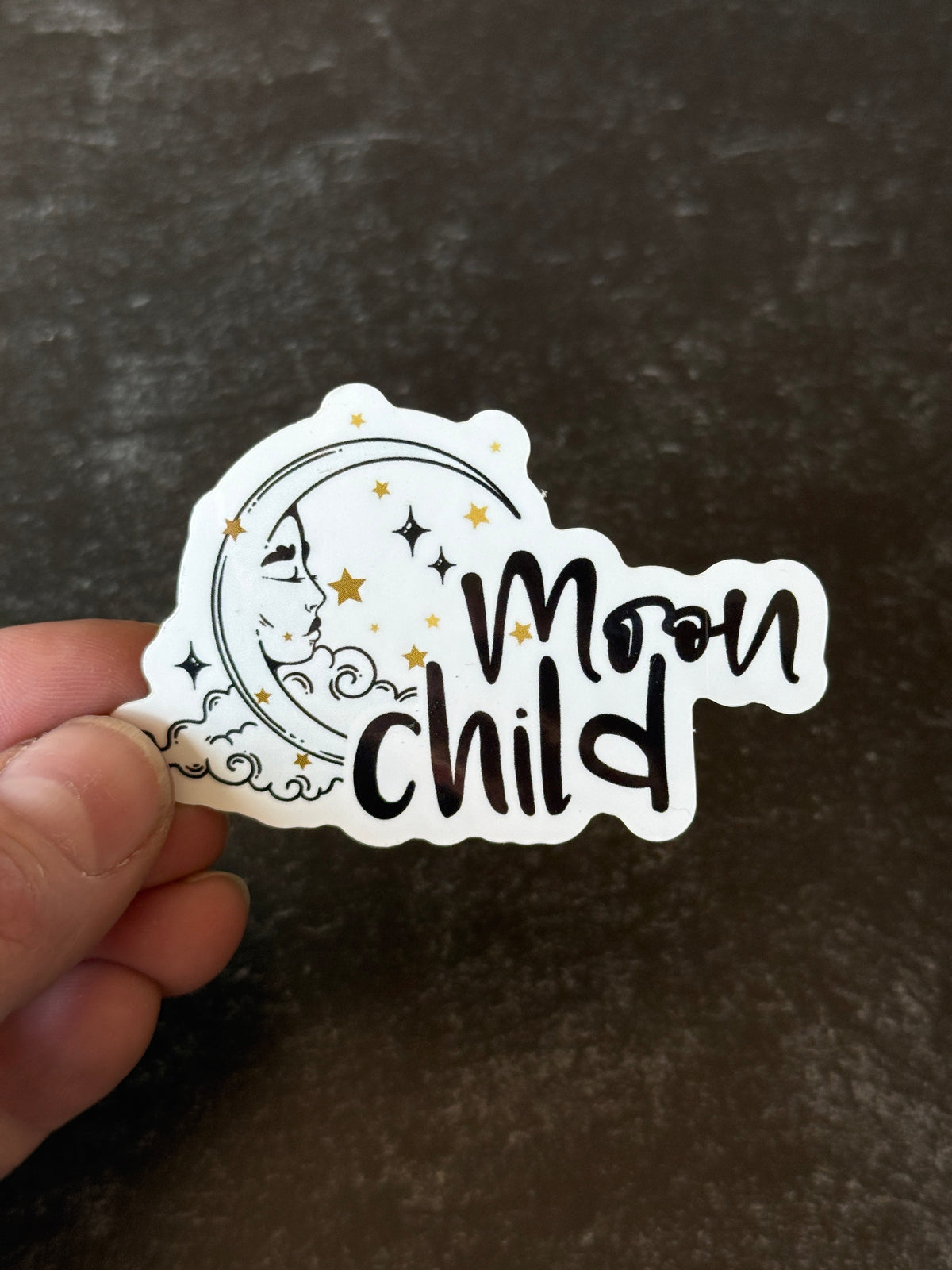 Moon Child Vinyl Sticker