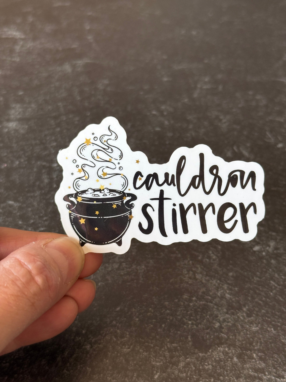 Cauldron Stirrer Vinyl Sticker