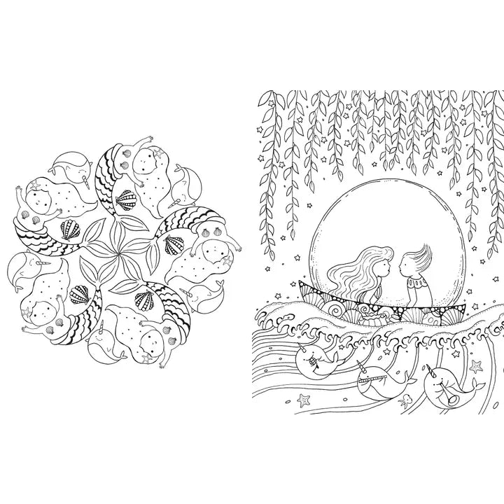 A Million Mermaids Coloring Book