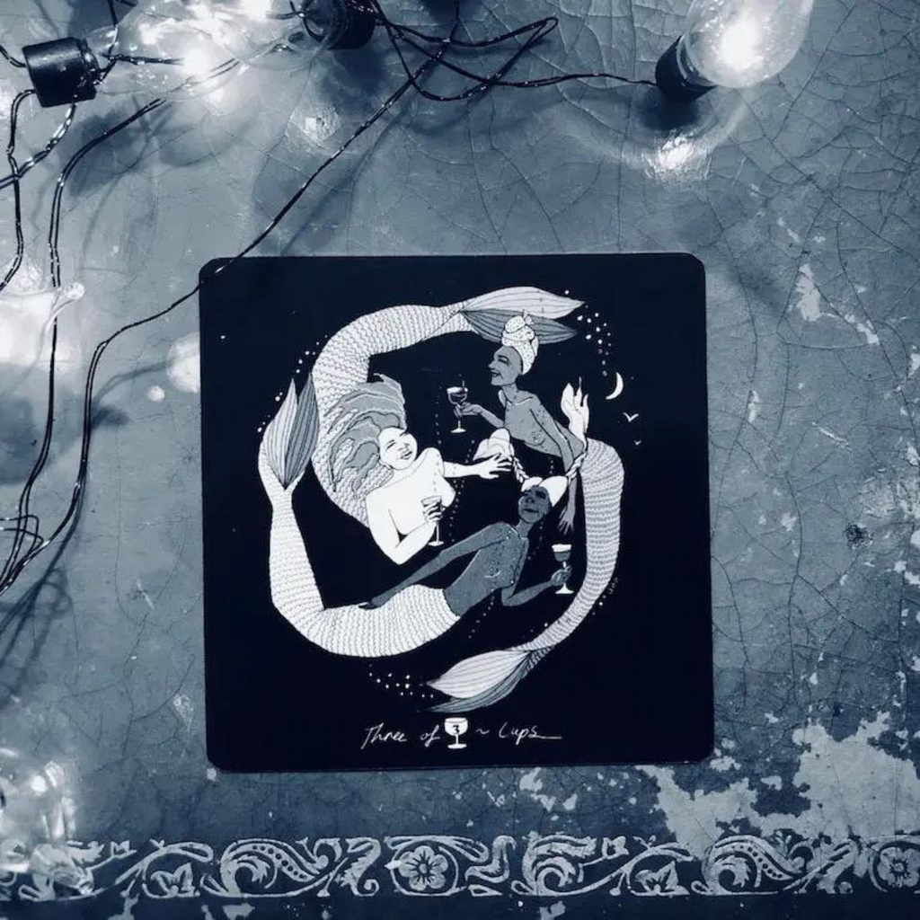 Dark Days Tarot Deck - Silver Gilded Edition - Writual Planner