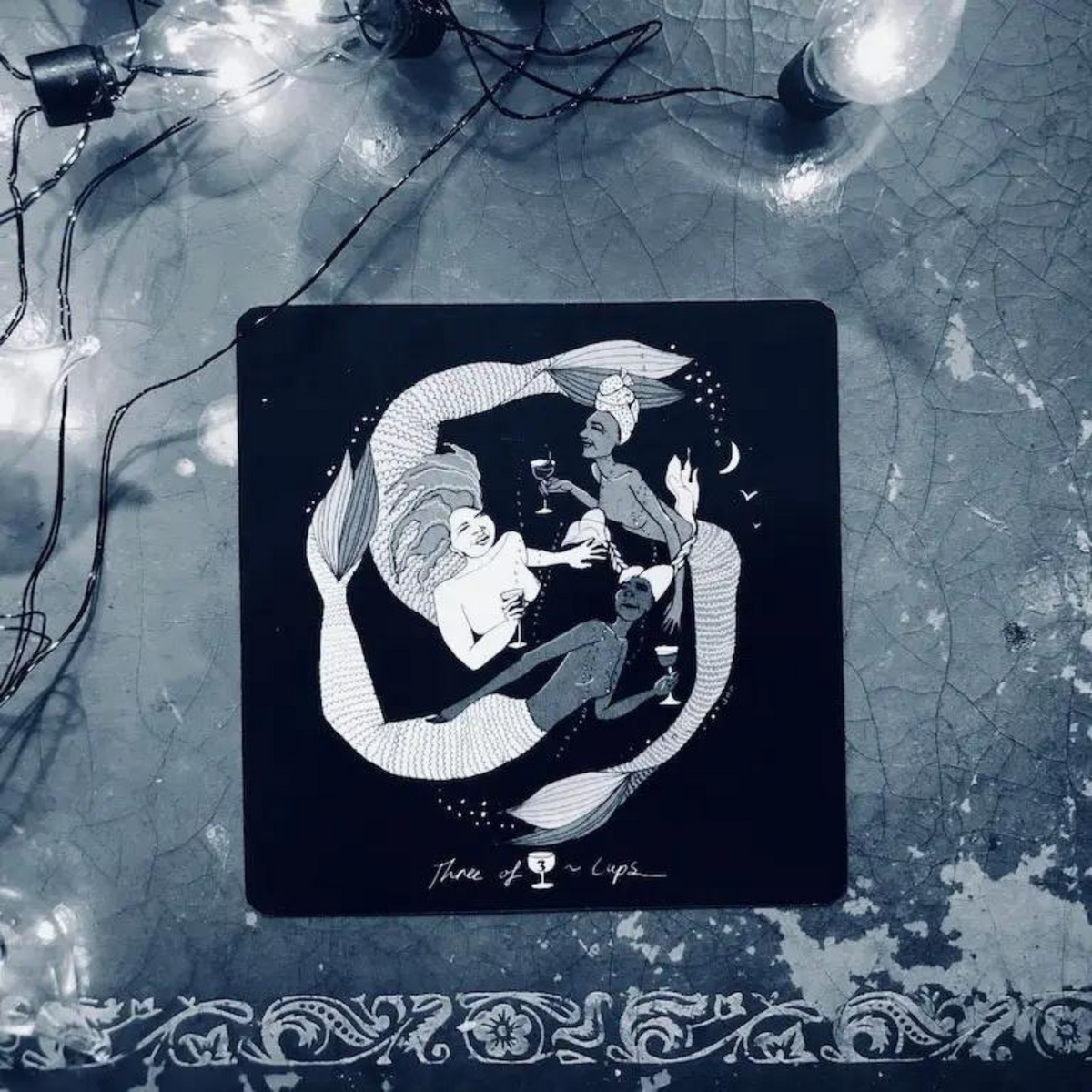 Dark Days Tarot Deck - Silver Gilded Edition - Writual Planner