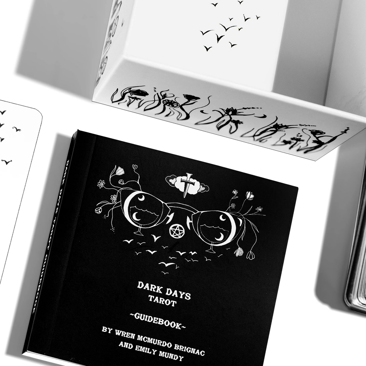 Dark Days Tarot Deck - Silver Gilded Edition - Writual Planner