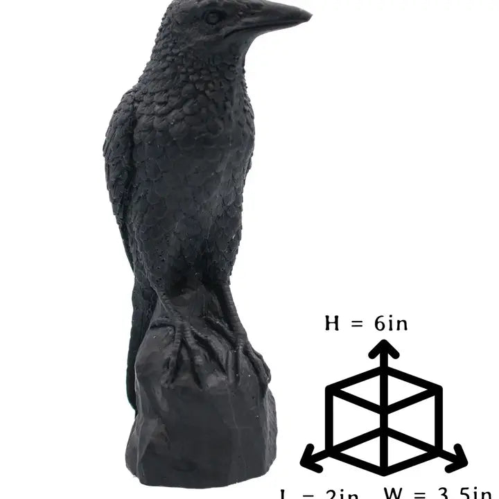 Perched Raven | Pillar Candle