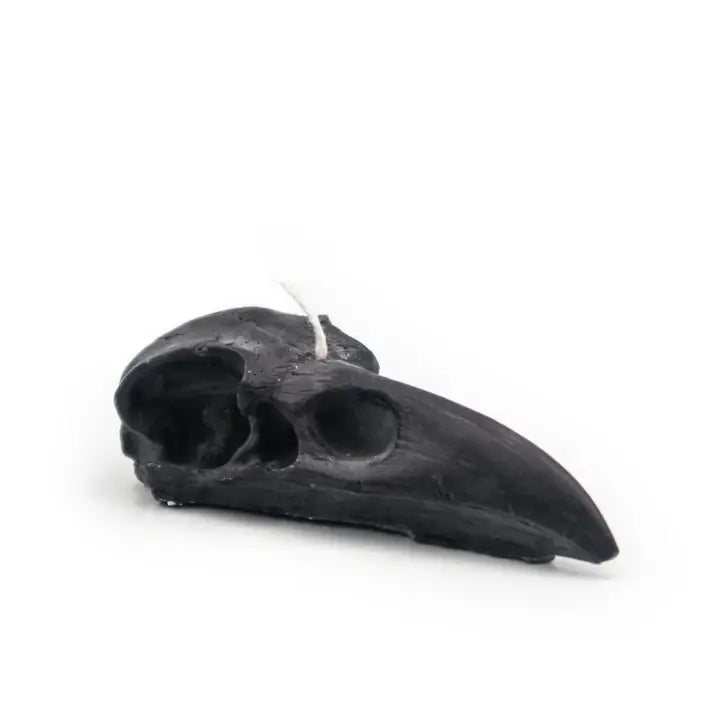 Raven Skull | Pillar Candle