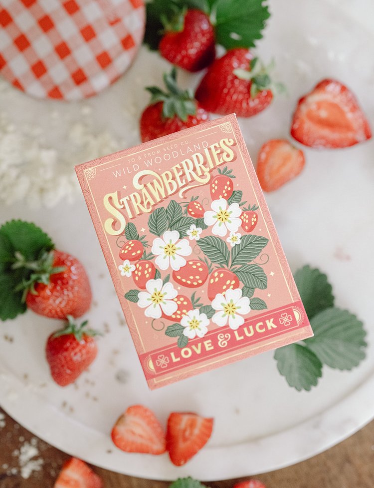 Wild Strawberries Seed Packet