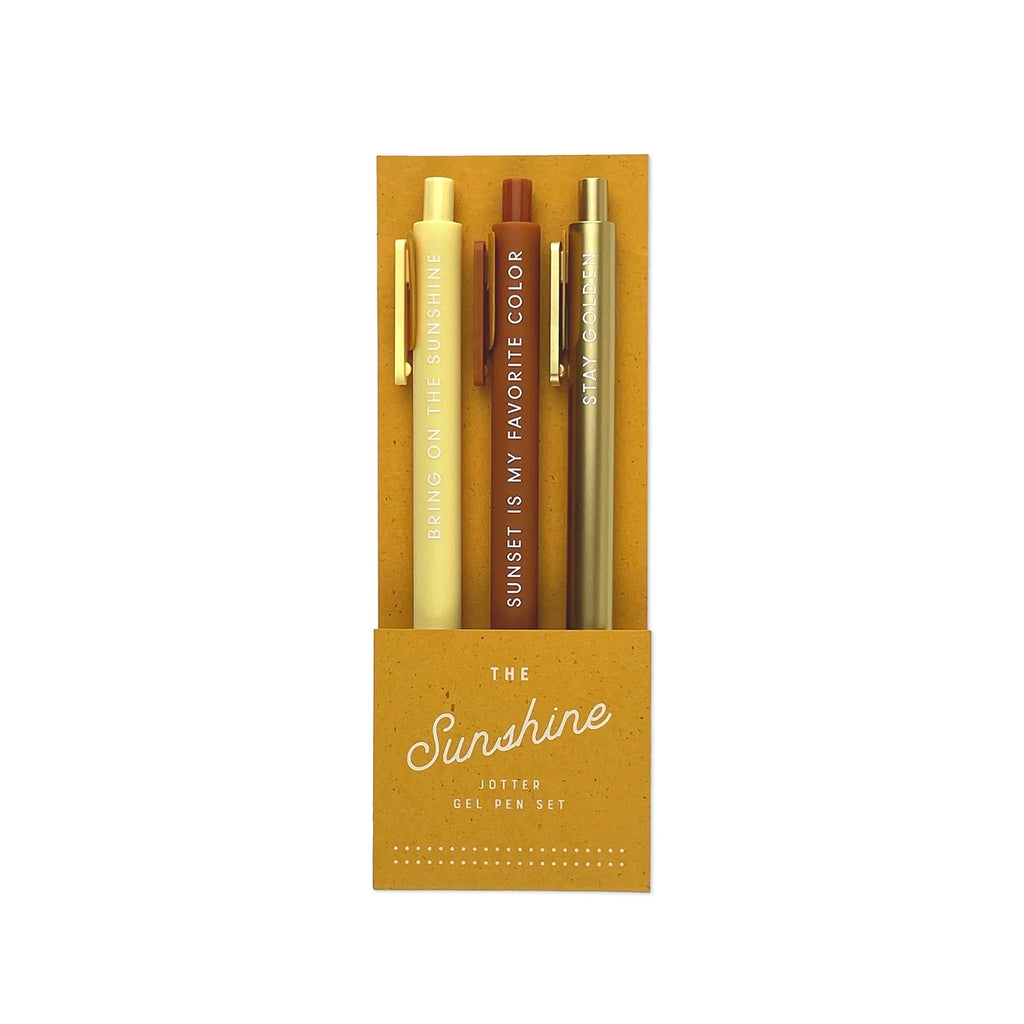 Sunshine Jotter Gel Pens