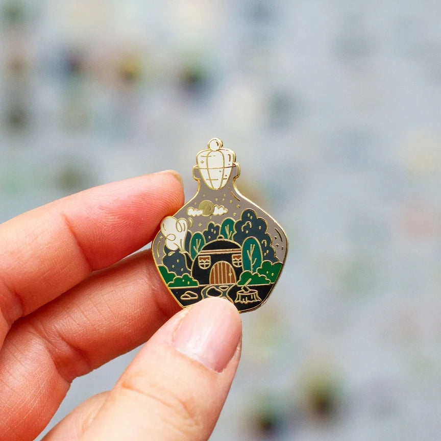 Witch's Abode Enamel Pin