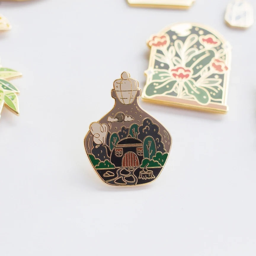 Witch's Abode Enamel Pin